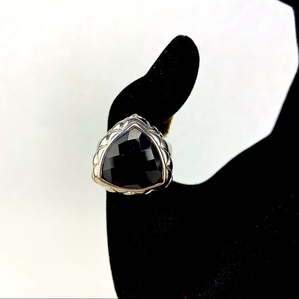Andrea Candela Black Onyx Sterling Silver Ring